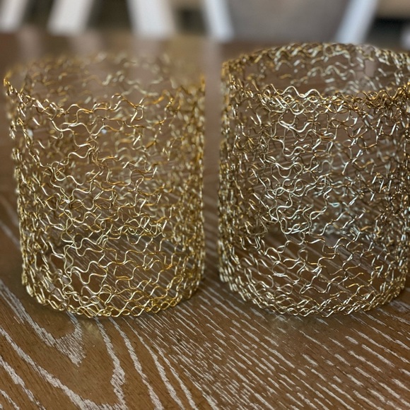 Home Interior Gold Accent Candle Decor - Picture 5 of 5